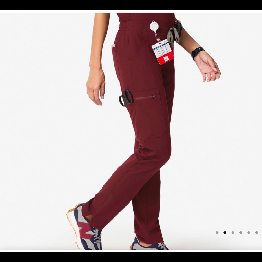 Figs Yola Neon Blue Scrub Pant XXS Tall